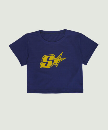 S-star Desire Blue/yellow crop top