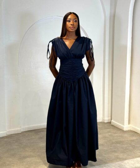 KARA RUFFLE ( NAVY BLUE )