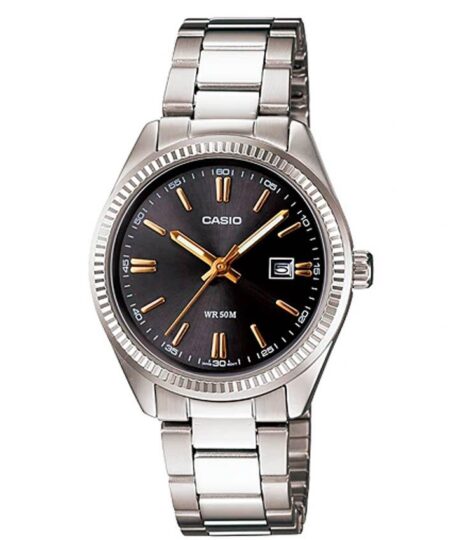 Casio Ladies LTP-1302D-1A2VDF Enticer Stainless Steel Medium Watch