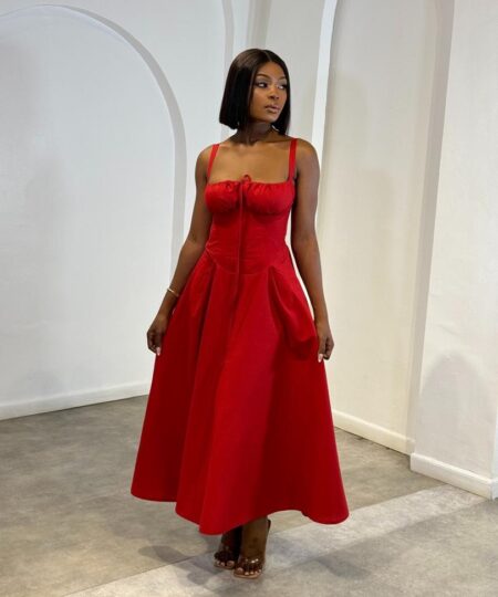 AMY DRESS – RED