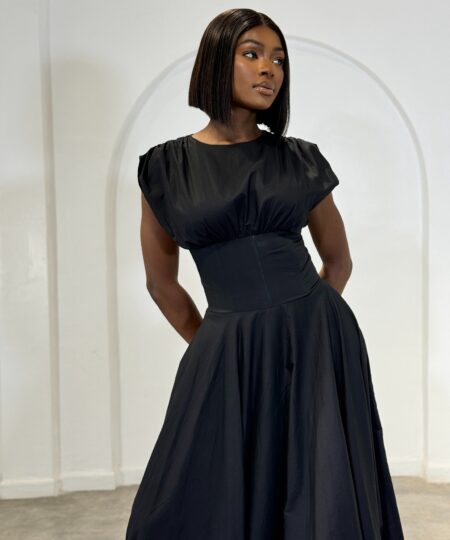 DAPHNE DRESS – BLACK
