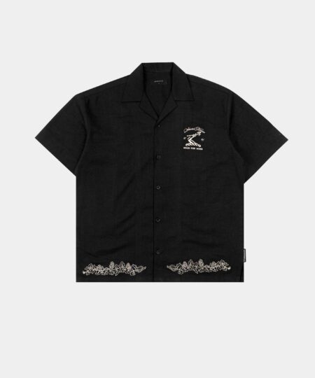 Severenature X Hennessy Black Linen Button-down Shirt