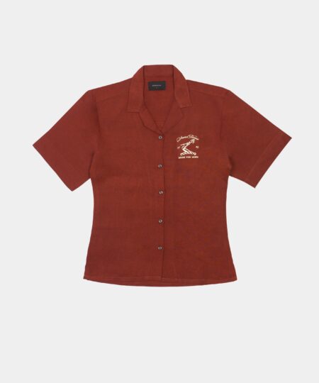 Severenature X Hennessy Womens Brown Cord Linen Shirt
