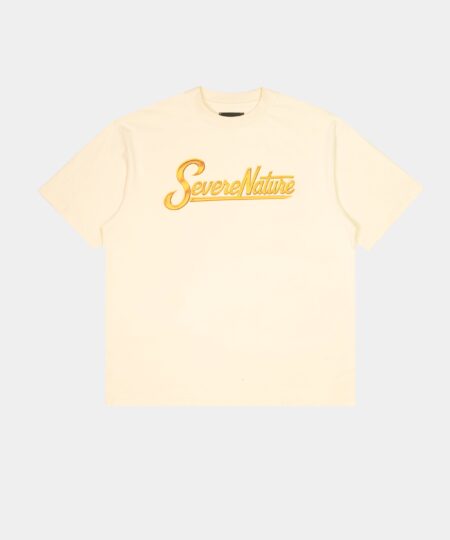 Cream Survival Logo T-shirt