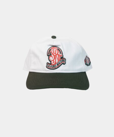 White/Green Essential Hat