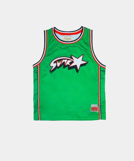 Green Survival Basketball Jersey