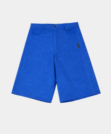 Blue Corduroy Jort