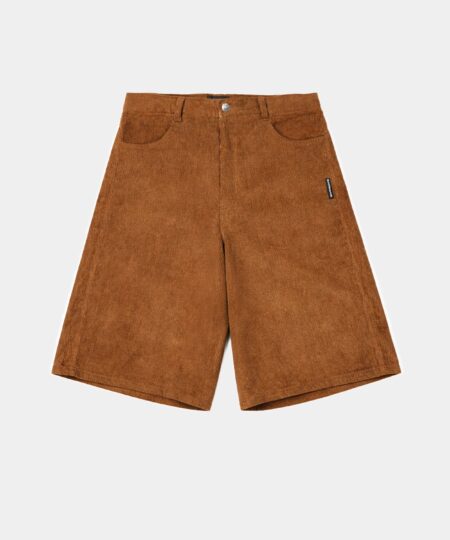 Brown Corduroy Jort
